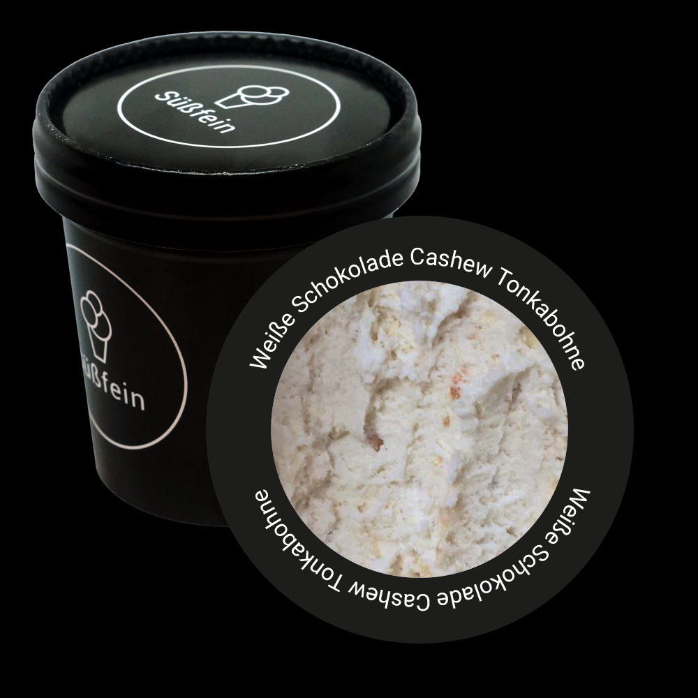 Weiße Schoko Tonkabohne Cashew 500ml Becher